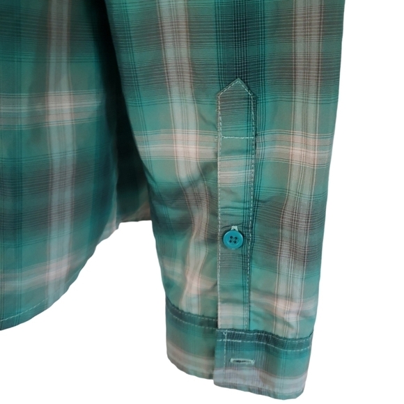 KUHL Ionik Lightweight Fall Layer Plaid Preppy Hiking Walking Shirt - Women's - Picture 6 of 8